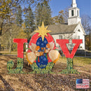 JOY w/ Musical Angels & Star of Bethlehem Outdoor Art