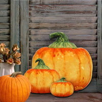 Stacking Pumpkins Halloween Door Decor by G. DeBrekht - Thanksgiving Halloween Decor - 8158414-2H