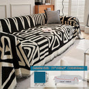 Bohemian-Style Chenille Fabric Extra Long Couch Cover Anti dog scratch