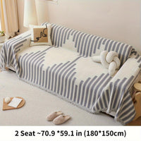 Chenille Fabric Sofa Cover - Soft, Non-Slip, Universal Protector