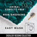 Emerald Mermaid Plush Sherpa Blanket