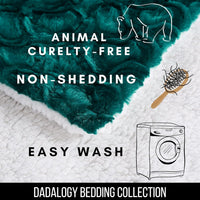 Emerald Mermaid Plush Sherpa Blanket