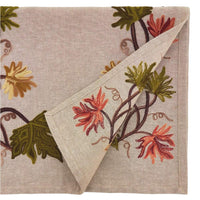 Fall Leaf Embroidered Table Runner