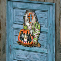 Scary Harry Halloween Door Decor by Jamie Mills-Price - Thanksgiving Halloween Decor - 8457405H