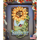 Sunflower Farms Fall Wood Door Sign
