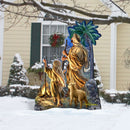 Christmas Nativity Set Lawn Art - 3 Pieces