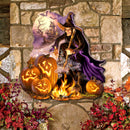 All Hallows Eve Wood Door Art