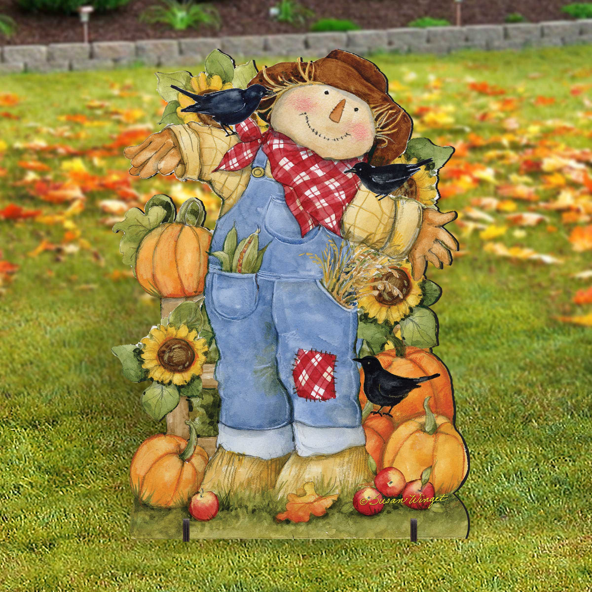 Scarecrow Fall Yard Decoration