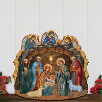 Orthodox Nativity Scene Door Hanger