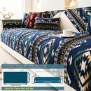 Boho Couch Cover - Chic Snow Chenille Sofa Slipcover