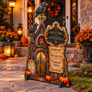 Welcome to Witchfield Freestanding Wood Yard Decor