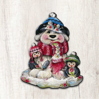 Puppy Dog & Penguins Door Hanger