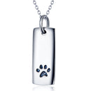 Paw Print Tag Necklace