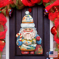 Christmas Gnome Santa Clause & Candy Cane Door Hanger