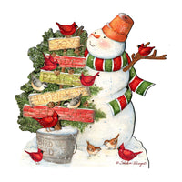 Joy, Love & Peace Snowman Door Decor