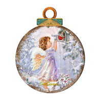 Little Christmas Angel Door Hanger Art