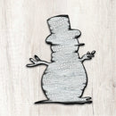 Rustic Snowman Door Decor