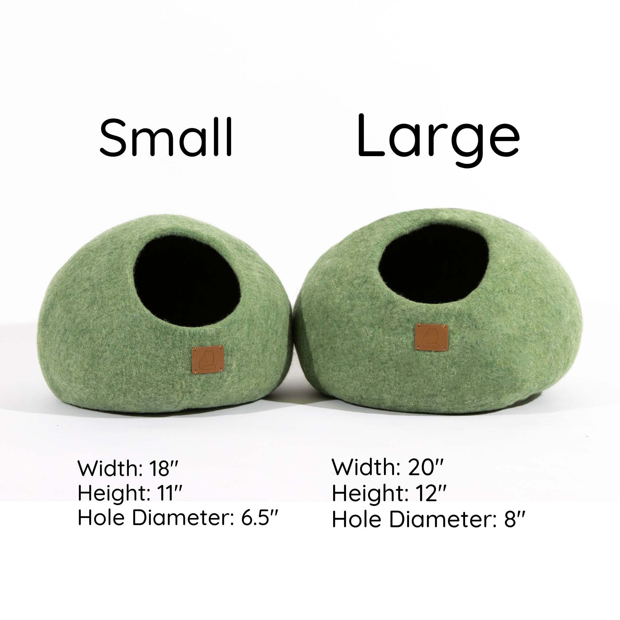 Merino Wool Cat Cave Bed