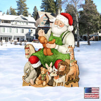 Santa's Workshop Outdoor Yard Decor