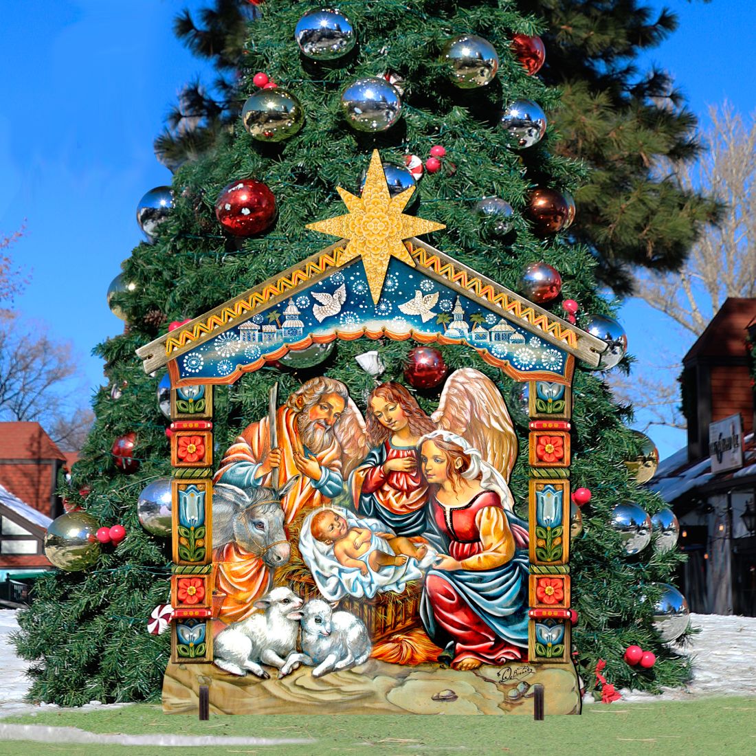 Decorative Nativity Outdoor Display