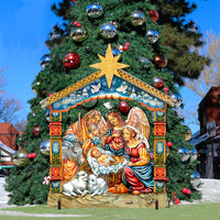 Decorative Nativity Outdoor Display