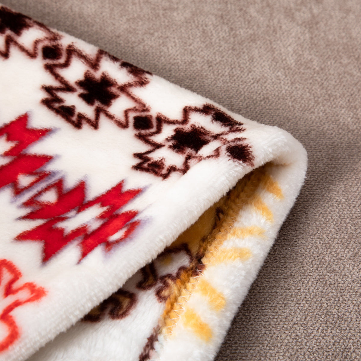Southwestern Geometric Soft Plush Fleece Blanket