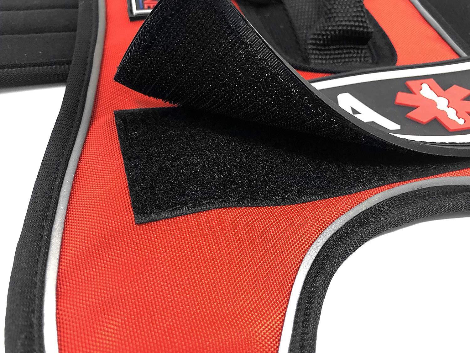 3D Rubber Patches for Dog Harness or Vest