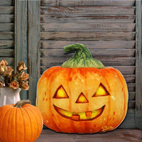 Halloween Jack 'o Lantern Wood Door Art