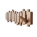 Hanging Wall Rack with Folding Pegs
