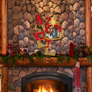 NOEL Nativity & Star of Bethlehem Door Hanger