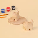 Cat Painting DIY Craft Kit (2) - Create a Keychain