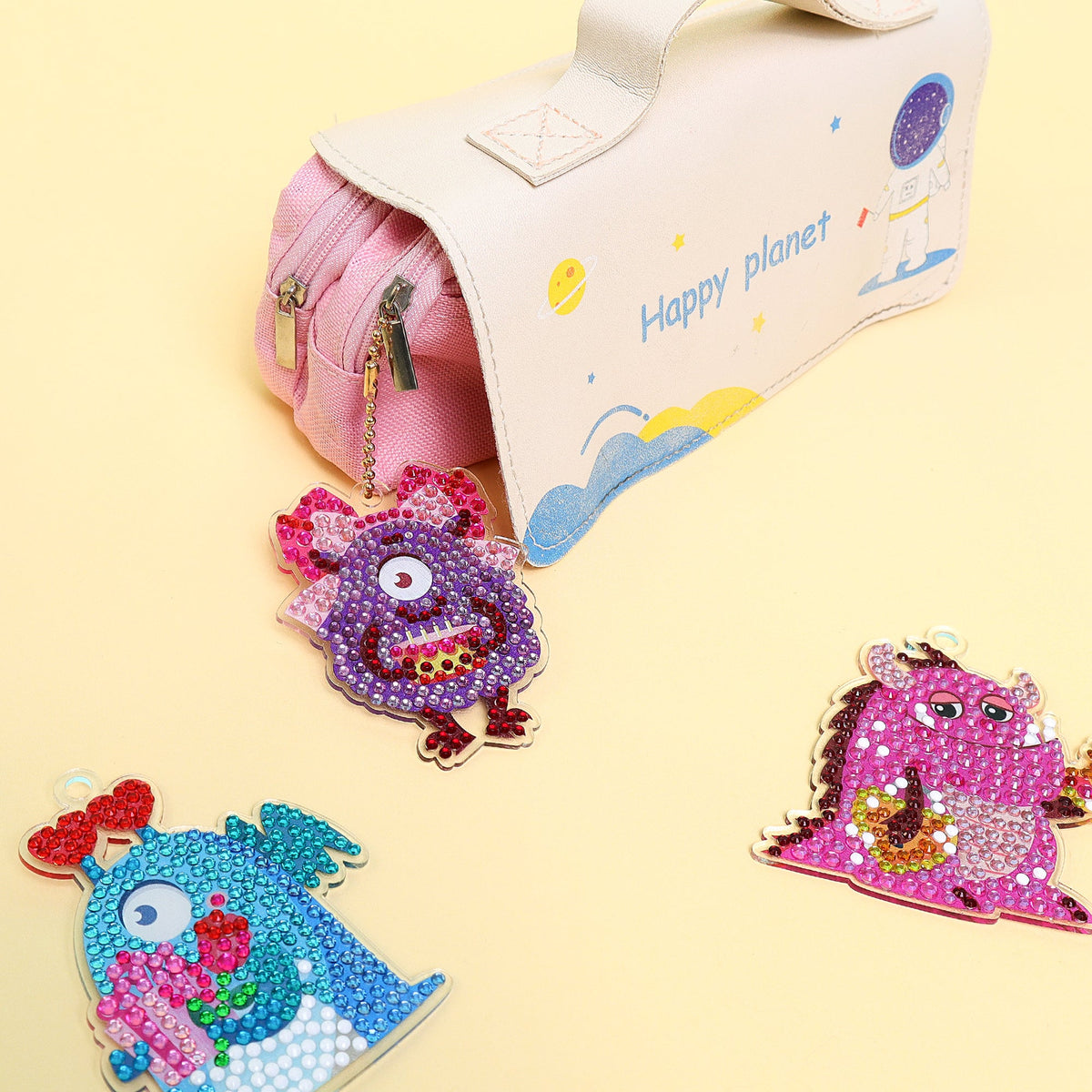 Monsters Diamond Art Craft Kit (Set of 15)