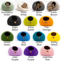 Merino Wool Cat Cave Bed