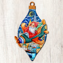 Santa & Airplane Sleigh Door Hanger Decor