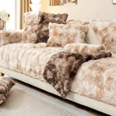 Luxurious Gradient Velvet Sofa Cover