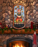 Cute Scarecrow Autumn Wood Door Art
