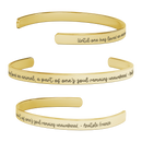 Animal Lover Quote Bracelet Gift-Anatole France