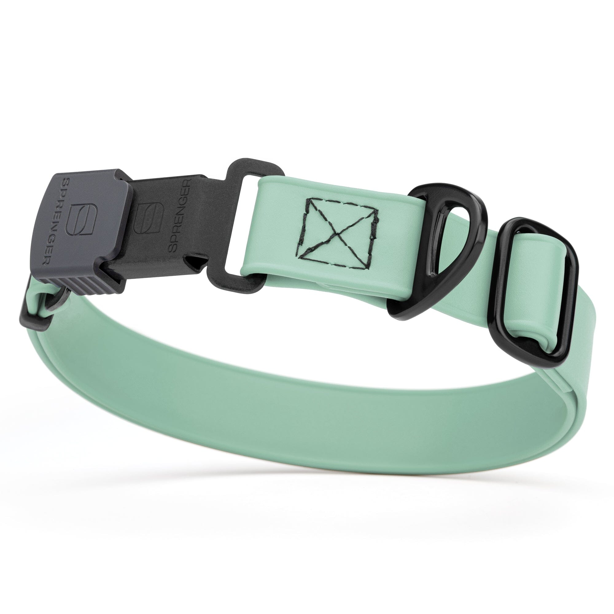 Sprenger BioThane Waterproof Dog Collar - Stainless Steel ClicLock Quick Release Buckle