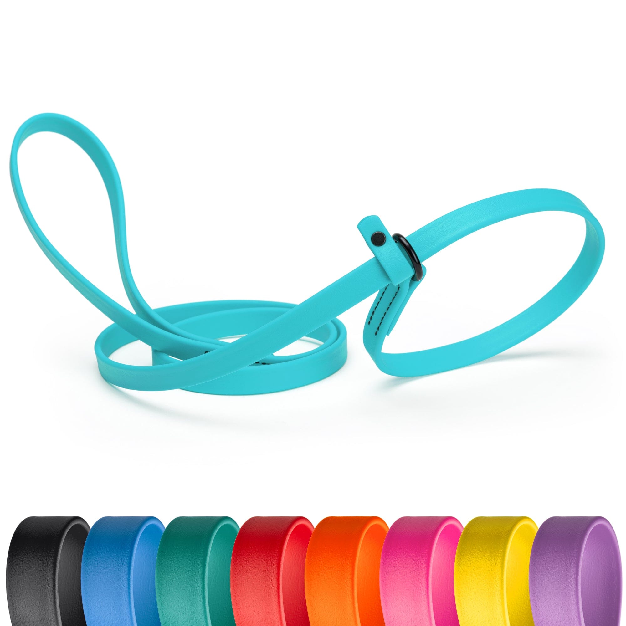 Biothane Slip Lead: 5ft, 7ft; 3/8", 5/8", 1/2" widths