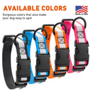 Biothane Reflective Dog Collar - Quick Release Buckle