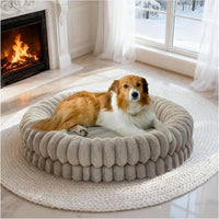 BALANCE Luxury Donut Dog Bed | Orthopedic Calming Round Bed (Washable)