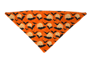 Moon Orange with Bats Dog Bandana