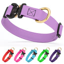 Viper BioThane Dog Collar with Cobra Metal Buckle – Odor Resistant and Waterproof