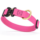 Viper BioThane Dog Collar with Cobra Metal Buckle – Odor Resistant and Waterproof