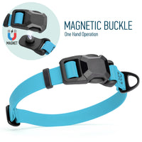 Biothane Waterproof Dog Collar - Magnetic Quick Release Buckle