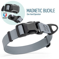 Biothane Waterproof Dog Collar - Magnetic Quick Release Buckle