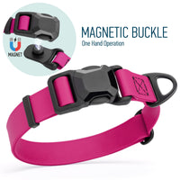 Biothane Waterproof Dog Collar - Magnetic Quick Release Buckle
