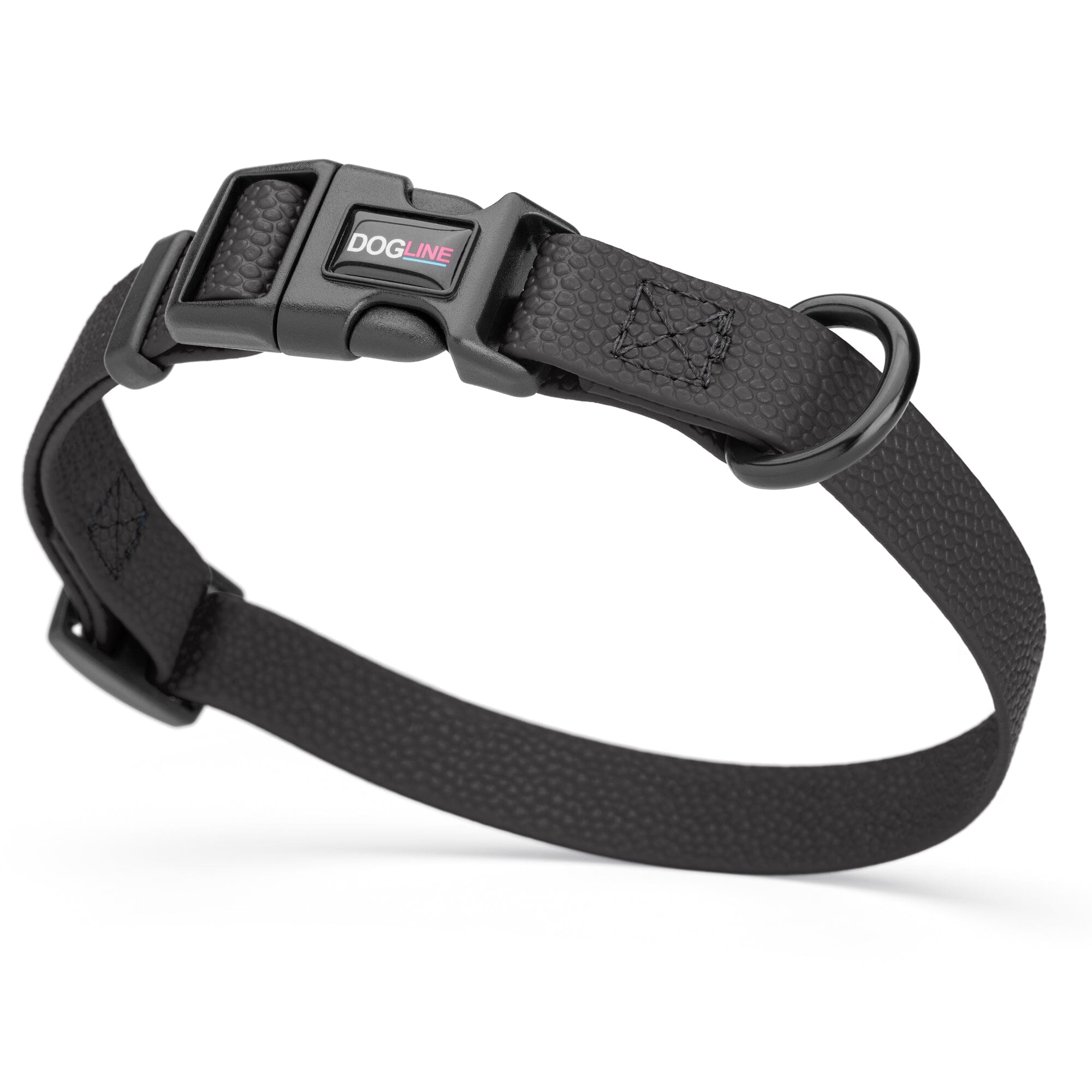 Pebble Emboss Biothane Dog Collar - Quick Release Buckle