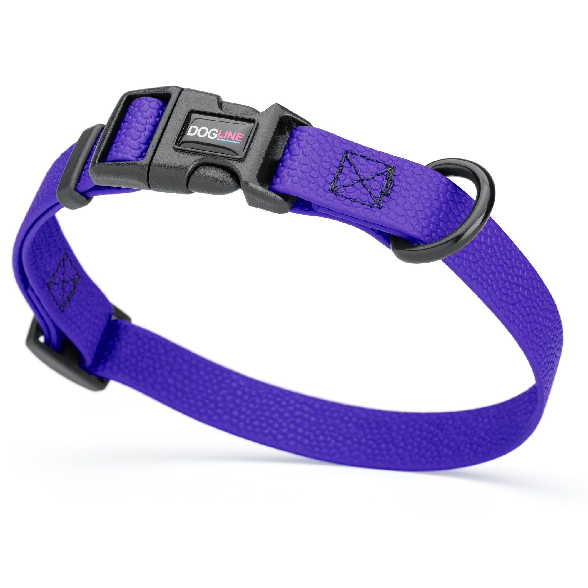 Pebble Emboss Biothane Dog Collar - Quick Release Buckle