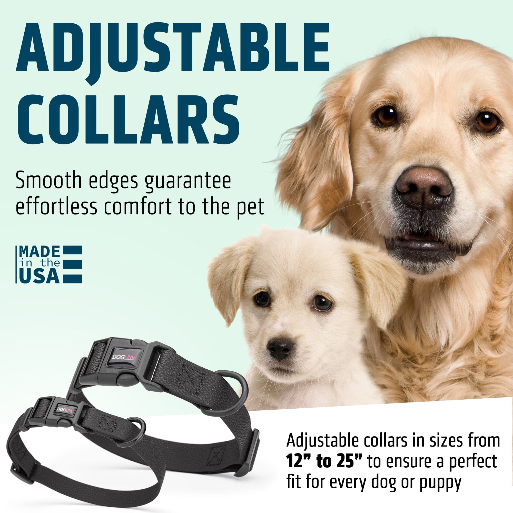 Pebble Emboss Biothane Dog Collar - Quick Release Buckle